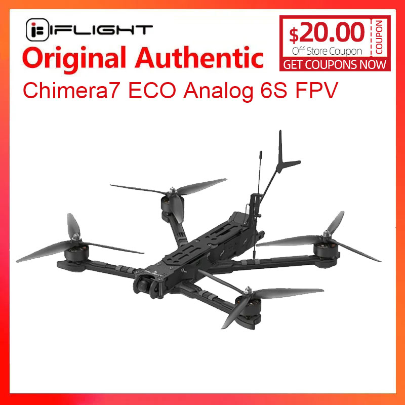 iFlight Chimera7 ECO Analog 6S - Iflight Blitz 1.6W 5.8G Vtx 评论和价格