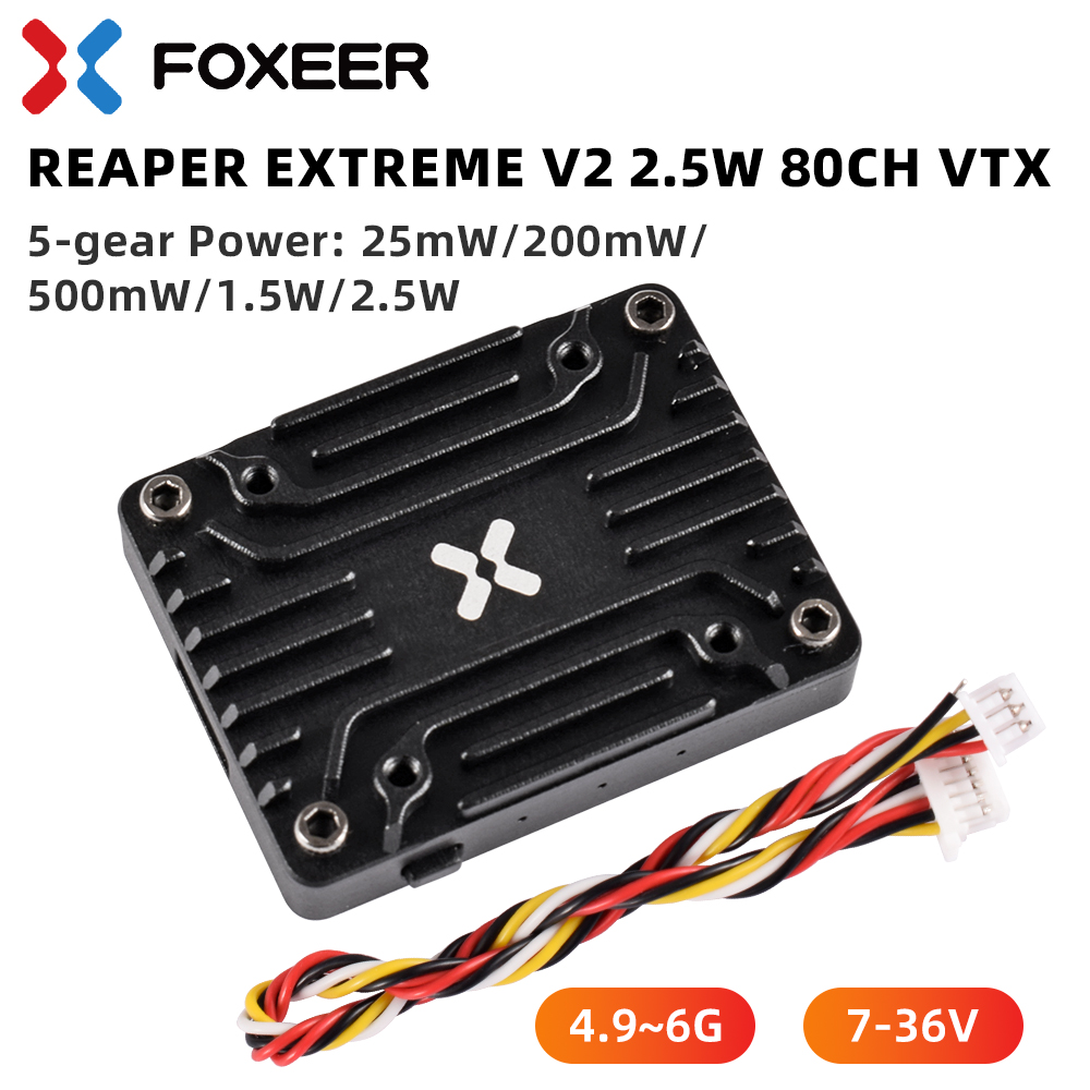 Foxeer 5.8g Reaper Extreme V2  - Foxeer Reaper Extreme 2.5W Vtx 评论和价格