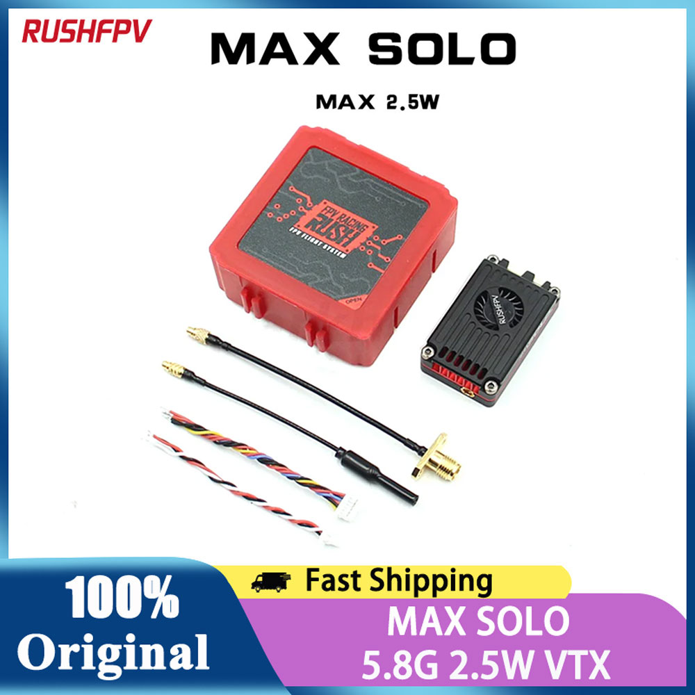 RUSHFPV RUSH MAX SOLO 5.8GHz 2 - Rushfpv Rush Max Solo 5.8G 2.5W Vtx 评论和价格