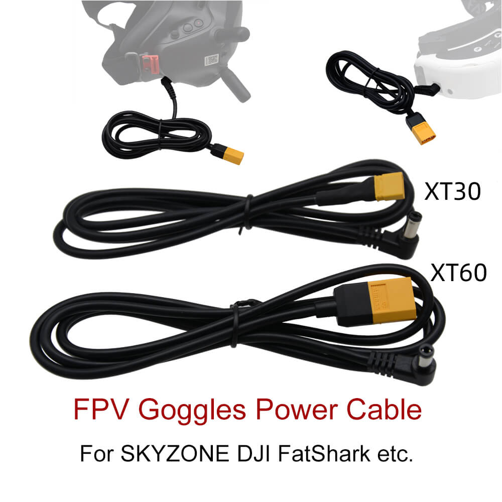1.2M FPV Goggles Power Cable X - Skyzone Sky04X Pro Oled Fpv Goggles 评论和价格